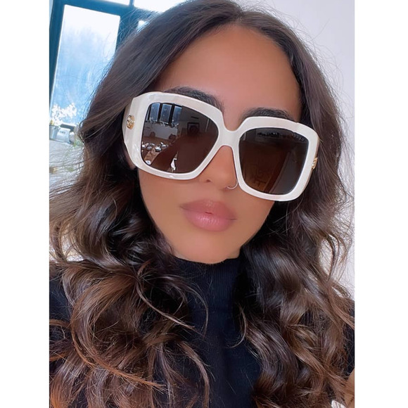 NEW Gucci GG1402S Ivory White Marmont Sunglasses - Picture 2 of 8